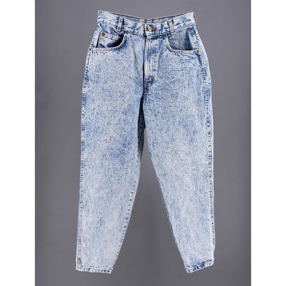 Chic Denim - Vintage 80's High Waisted Acid Washed Mom Jeans